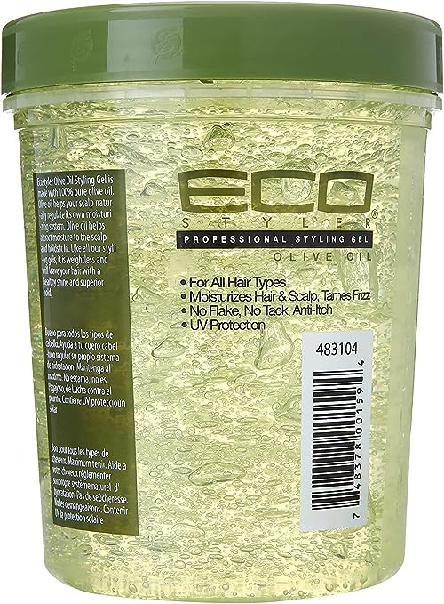 ECO Style Professional Styling Gel Olive Oil 32oz/946ml BIG JAR