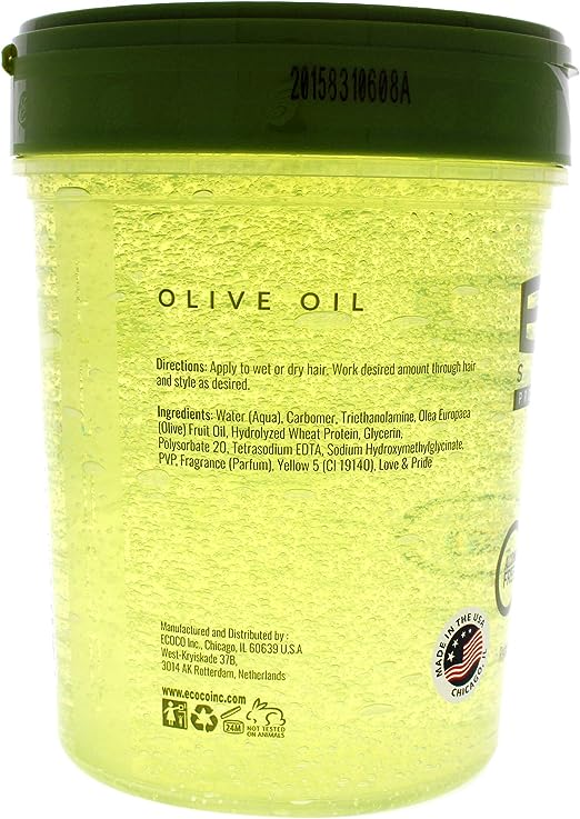 ECO Style Professional Styling Gel Olive Oil 32oz/946ml BIG JAR