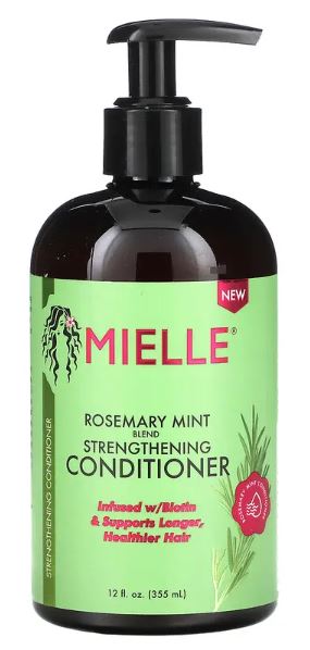 Mielle Rosemary Mint Strengthening Rinse Out Conditioner Infused with Biotin & Supports Longer, Healthier Hair