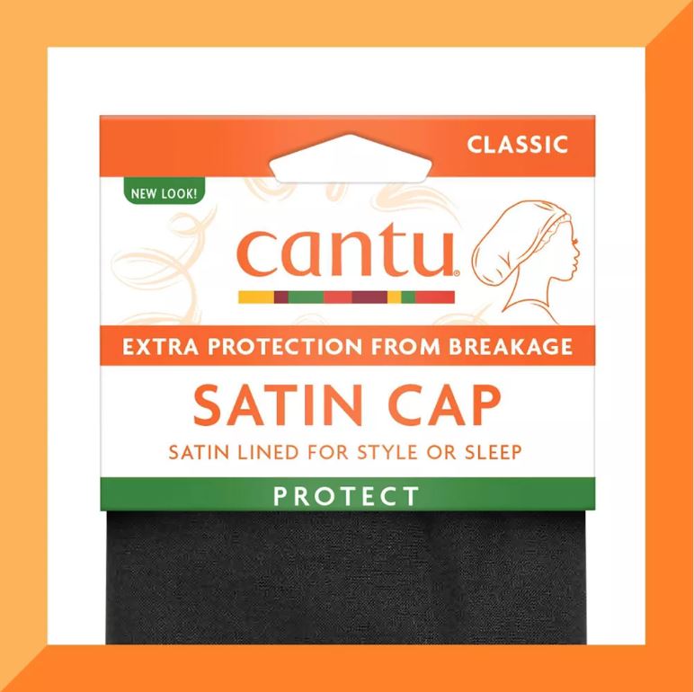 CANTU Satin Lined Cap - Extra Protection from Breakage - For Sleep - Bonnet