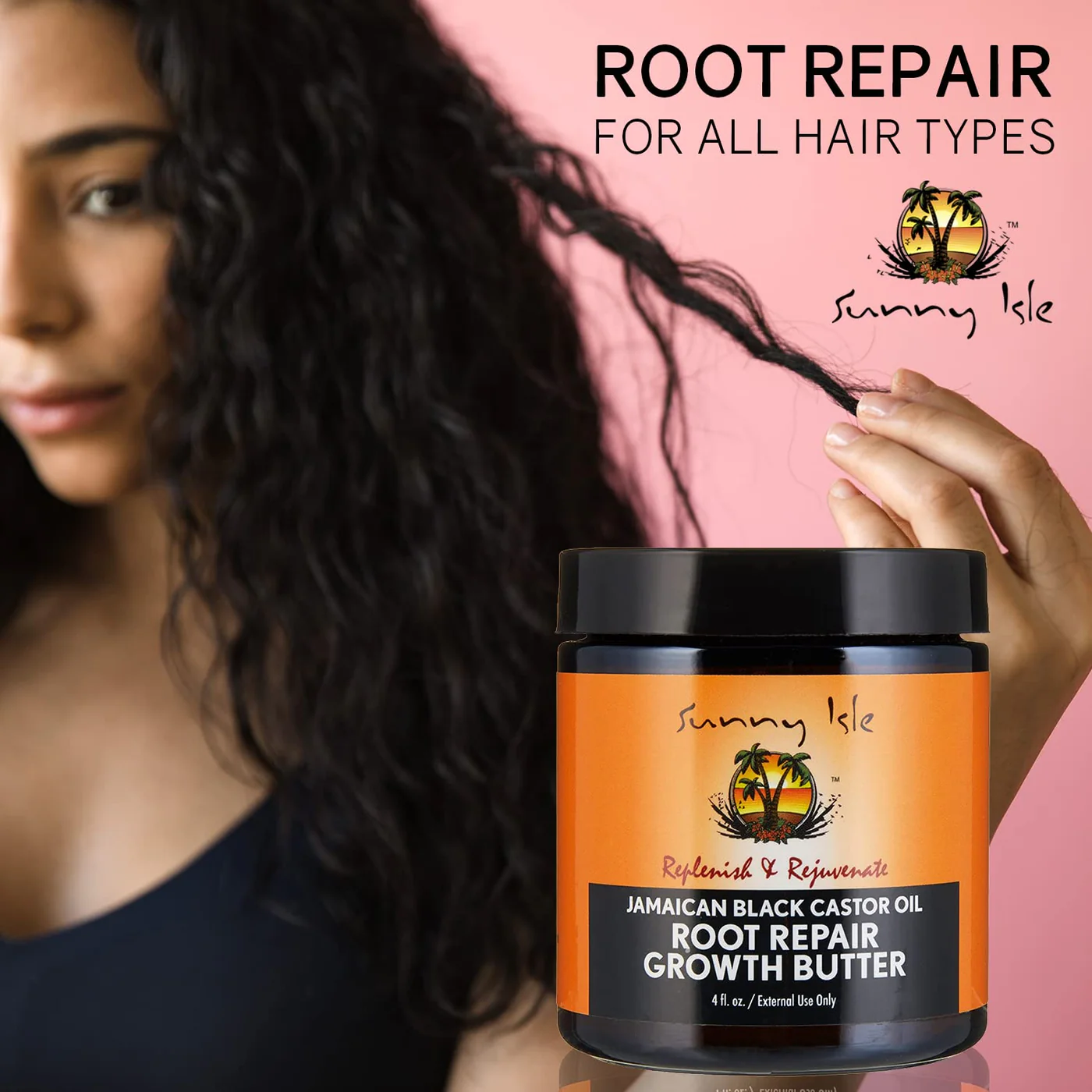 Sunny Isle Jamaican Black Castor Oil Root Repair Growth Butter 4oz