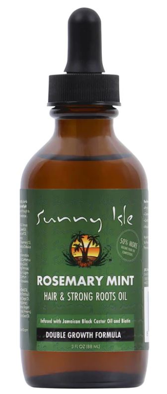 Sunny Isle Rosemary Mint Hair and Strong Roots Oil 3oz