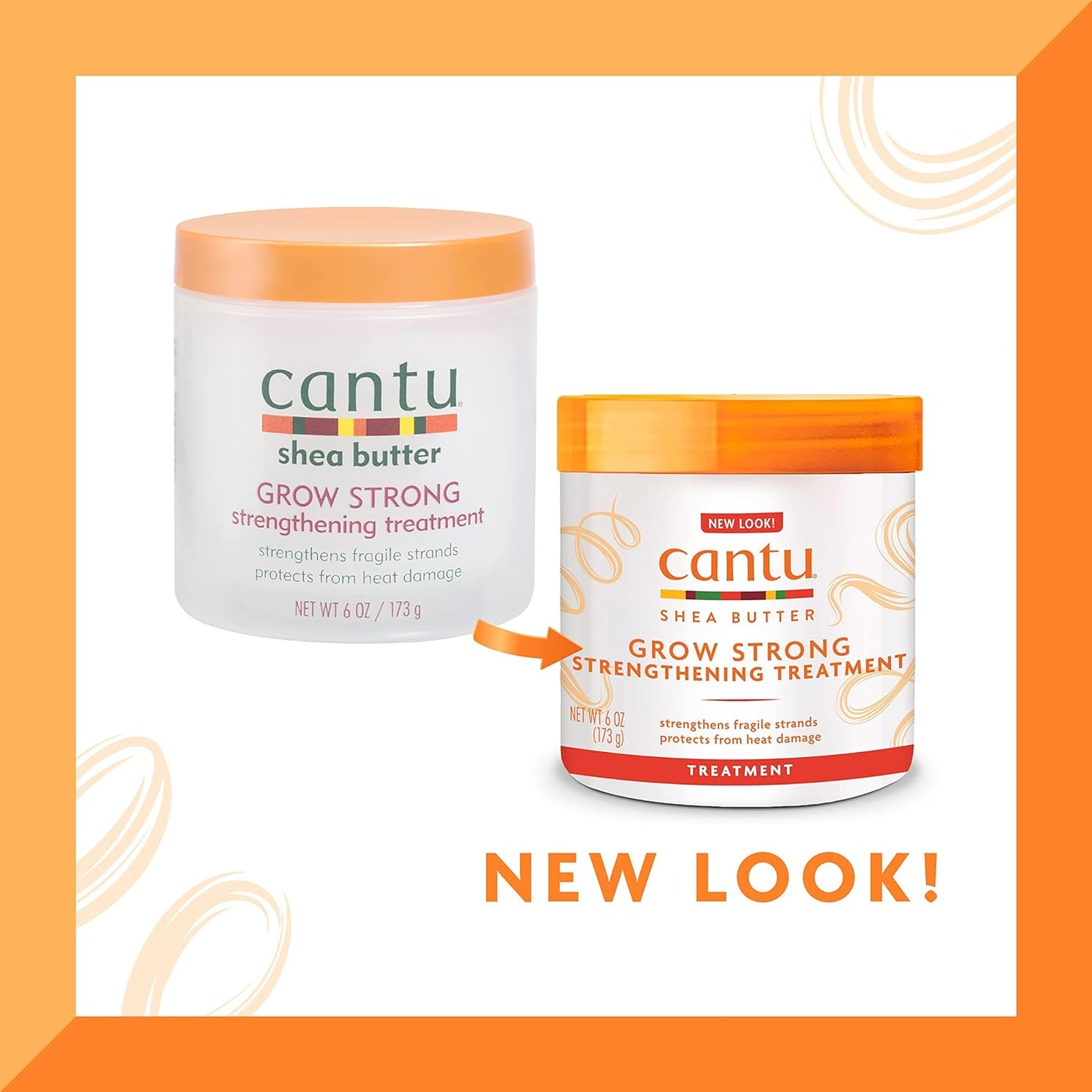 Cantu Shea Butter Grow Strong Strengthening Treatment, 6 oz (173 g)