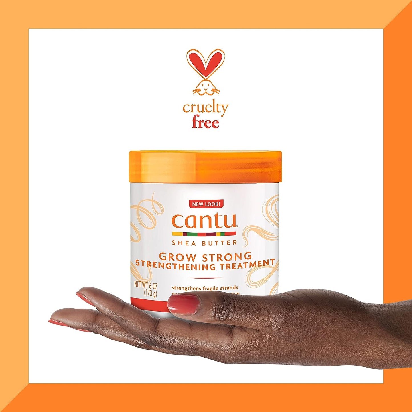 Cantu Shea Butter Grow Strong Strengthening Treatment, 6 oz (173 g)