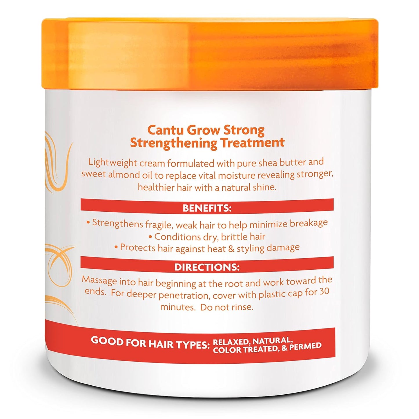 Cantu Shea Butter Grow Strong Strengthening Treatment, 6 oz (173 g)