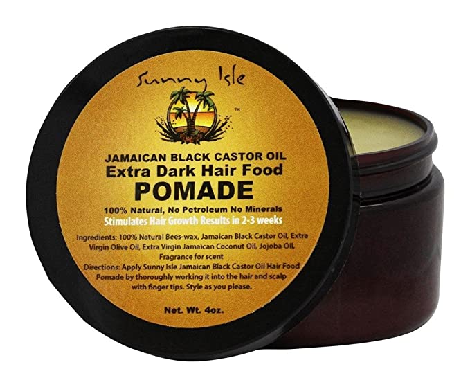 Sunny Isle Extra Dark Jamaican Black Castor Oil Hair Food POMADE 4oz