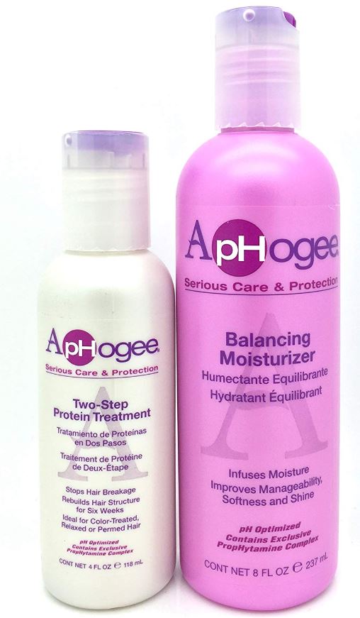 Aphogee Balancing Moisturizer 237 ml + Two Step Protein Treatment Kit 118 ml