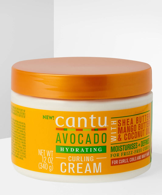 Cantu Avocado Hydrating Curling Cream with SheaButter, MangoButter & Coconut Oil