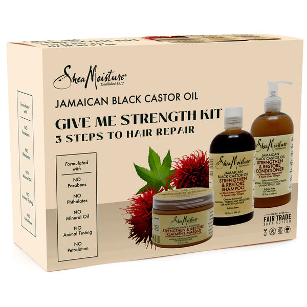 Shea Moisture Jamaican Black Castor Oil Give Me Strength Kit (Worth $72.00)