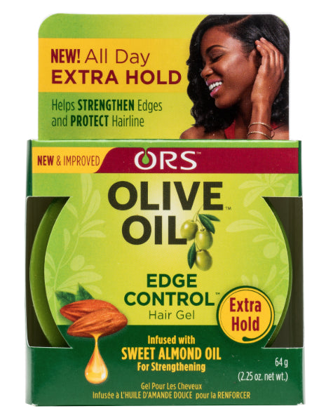 ORS Olive Oil Extra Hold Edge Control Hair Gel 2.25oz