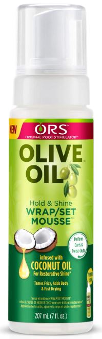 ORS Olive Oil Hold & Shine Wrap/Set Mousse 7oz - AU STOCK