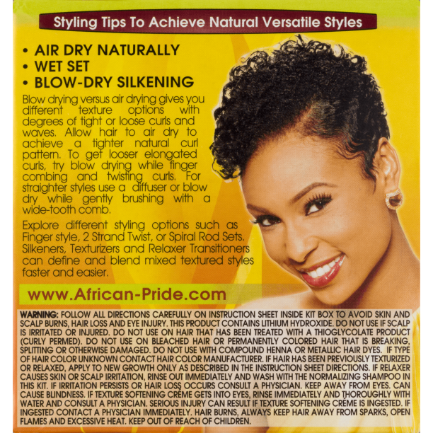 African Pride Shea Butter Miracle Texture Softening Elongating System Texturizer