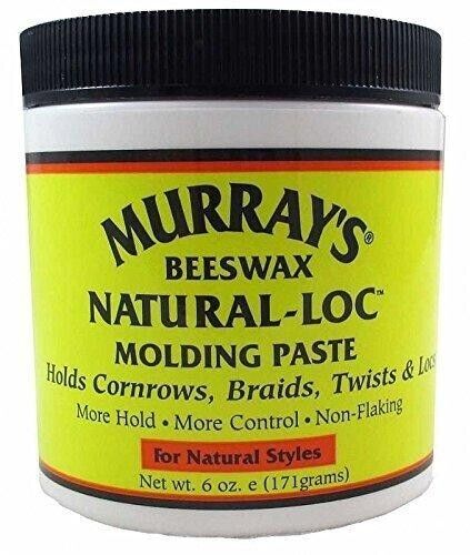 MURRAY'S BEESWAX Natural-Loc Molding Paste 6oz Cornrows, Braids, Twists, Locs 6oz