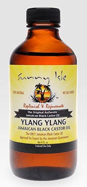 Sunny Isle YLANG YLANG Jamaican Black Castor Oil 4oz